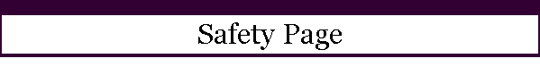 Safety Page